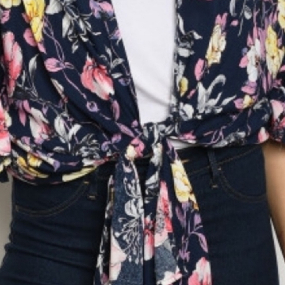 🆕️🌞Floral Top/cover-up - Picture 3 of 4